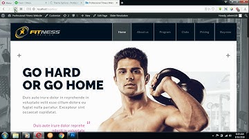 How to create Professional Gym-Fitness Wordpress website with Betheme
