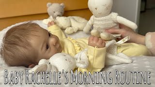 Morning Routine With A Newborn Baby Lovely Play Time With Rachelle| Emilyxreborns