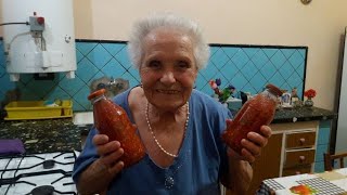 CONSERVA DE SALSA DE TOMATE CASERA | tradición de Italia La nonna Violetta