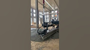 Factory floor concrete laser leveling process- Good tools and machinery can increase work efficiency