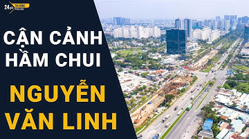 Cận cảnh tiến độ dự án hầm chui Nguyễn Văn Linh