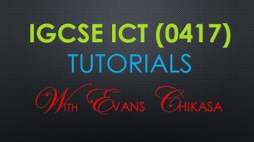 IGCSE ICT October/November 2017 paper 3 Data Analysis spreadsheet section part 3 x264