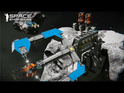 3D Rotary Printer Makes Auto Mining Drones | Space Engineers