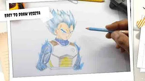 How To Draw Vegeta Ssj Blue Evolution Step By Step Tutorial تحميل Download Mp4 Mp3