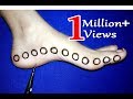 Most easy trick mehndi design for Rakhi | How to apply arabic mehndi with foot | mehndi designs