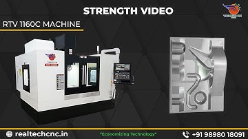 RTV 1160C Machine - Strength Video / RealTech CNC Machine VD 395