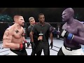 Yuri Boyka vs. Thanos EA Sports UFC 2 CPU vs. CPU