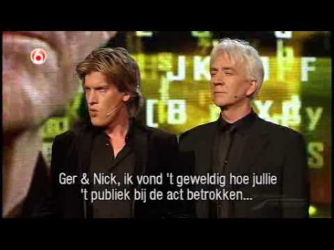 De Nieuwe Uri Geller: Ger & Nick (liveshow 2)
