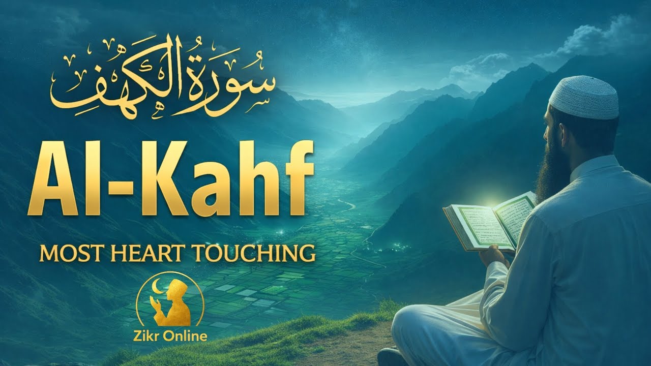 SURAH AL KAHF سورة الكهف | BEAUTIFUL CALMING VOICE WILL TOUCH YOUR HEART إن شاء الله |