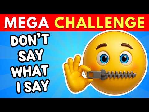 Avoid Saying The Same Thing As Me 🤔 | MEGA CHALLENGE