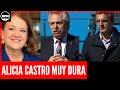 Alicia Castro HUNDIÓ a Massa: &quot;Es la candidatura de la embajada, es un error&quot;