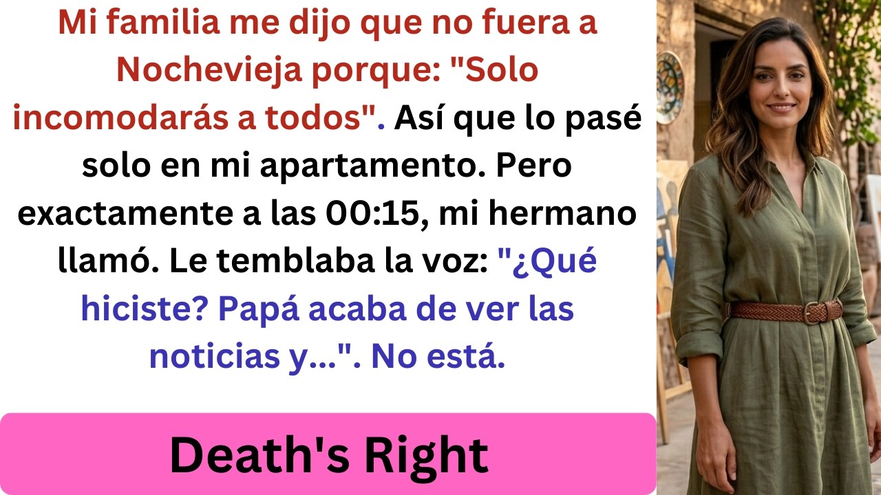 Mi familia me prohibió asistir a la víspera de Año Nuevo, pero luego papá vio que me convertí en ..