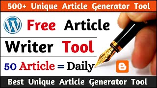 Full how to write 500 article within 7 days 2023 News