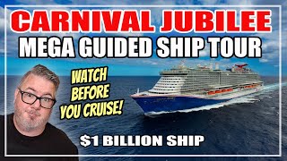 Carnival Jubilee Ship Tour | A Guided Tour Around a $1 Billion Cruise Ship