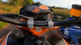 YAMAHA MT-07 - KTM 690 DUKE R - GSXR 750 - AKRAPOVIC PURE SOUND - WHEELIES