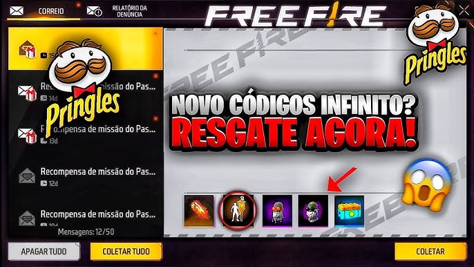 VAZOU! RESGATE O CODIGUIN REDENÇÃO 2023! VEJA COMO RESGATAR CODIGO INFINITO  NOVO FREE FIRE universal 