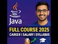 Java Course 2025 Demo | Career, Salary, Roadmap & Full Syllabus Explained
