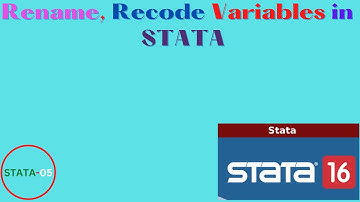 Recode into different variables in STATA|| Recode variables in STATA
