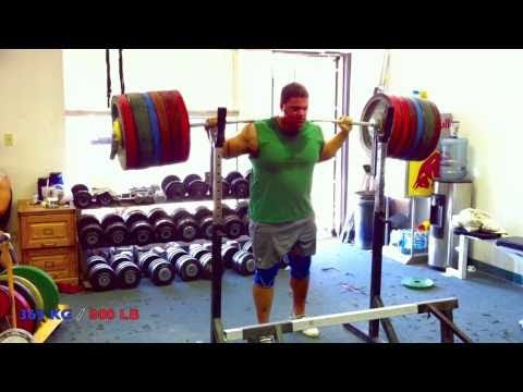 800 pound / 363 kg Squat  - ATG 100% RAW