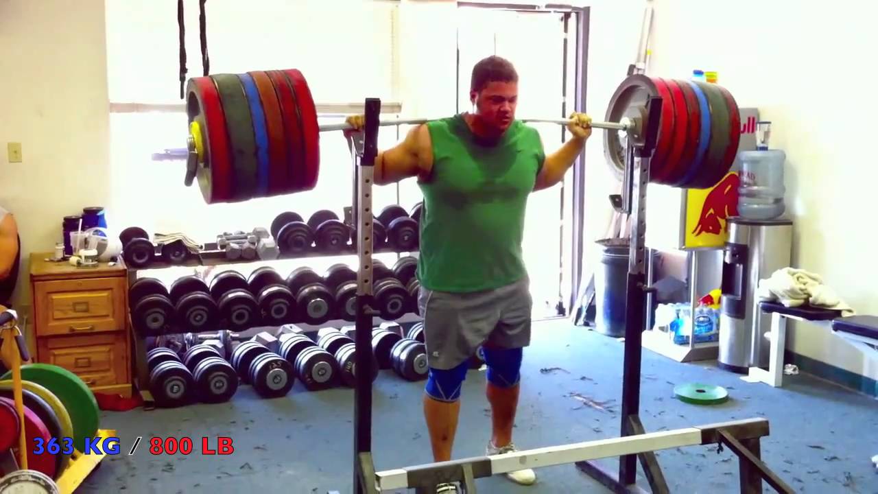 800 Pound 363 Kg Squat Atg 100 Raw Youtube