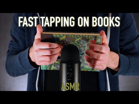 ASMR Fast Tapping On Books (No Talking)