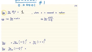 DSE M2 - F4 Ch04 Limit - Theorem - sin x over x
