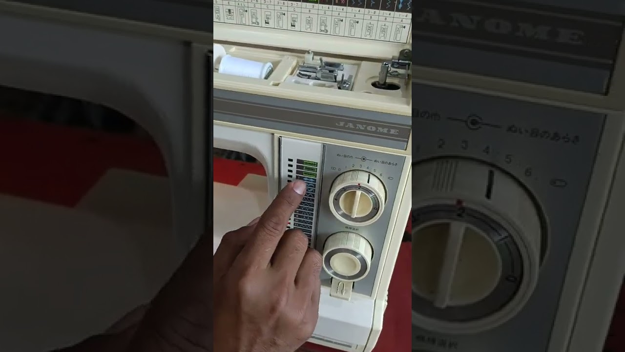 Janome brand model--- EXCEL 18. - YouTube