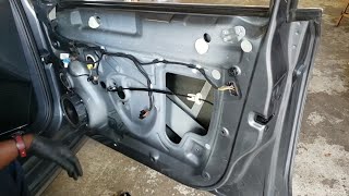 Volkswagen jetta front windows regulator and motor replacement