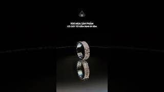 Nhẫn Full Đá Moissanite &amp; Baguette RG355 Tinh Xảo Đến Từng Chi Tiết | Hà Tuấn Jewelry