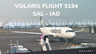 Flying Volaris Airlines Flight 5194 from San Salvador - Washington-Dulles!