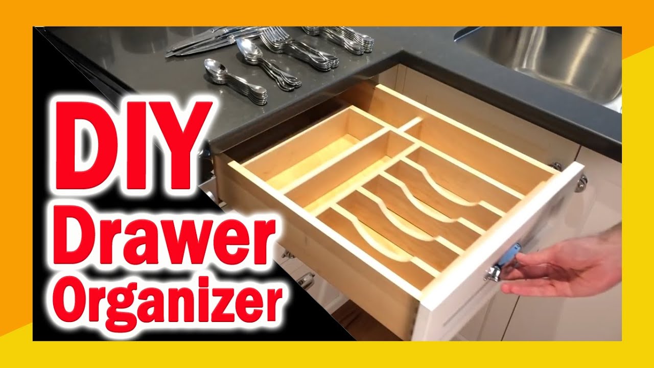 DIY Drawer Organizer Build for Kitchen Remodeling - YouTube