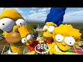 🔴 VR 360° The Simpsons Roller Coaster Video