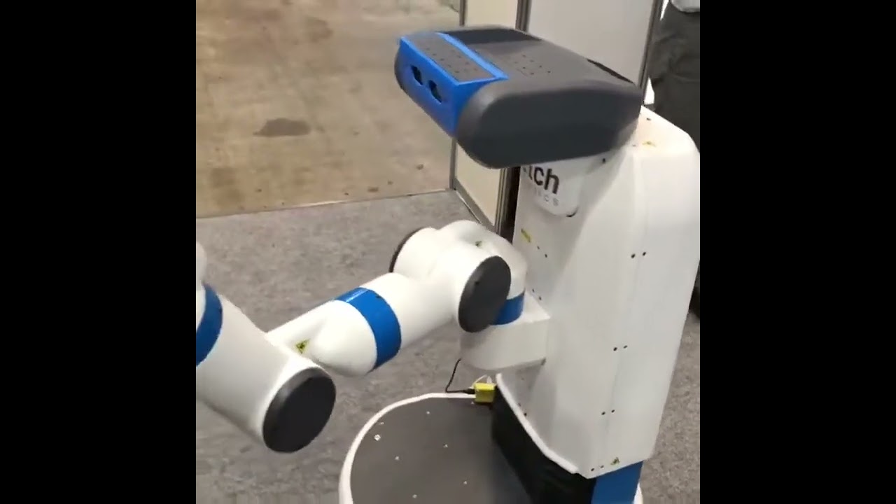 【Fetch】エレベータボタン操作デモ1（CEATEC 2017 CocoroSBブース）