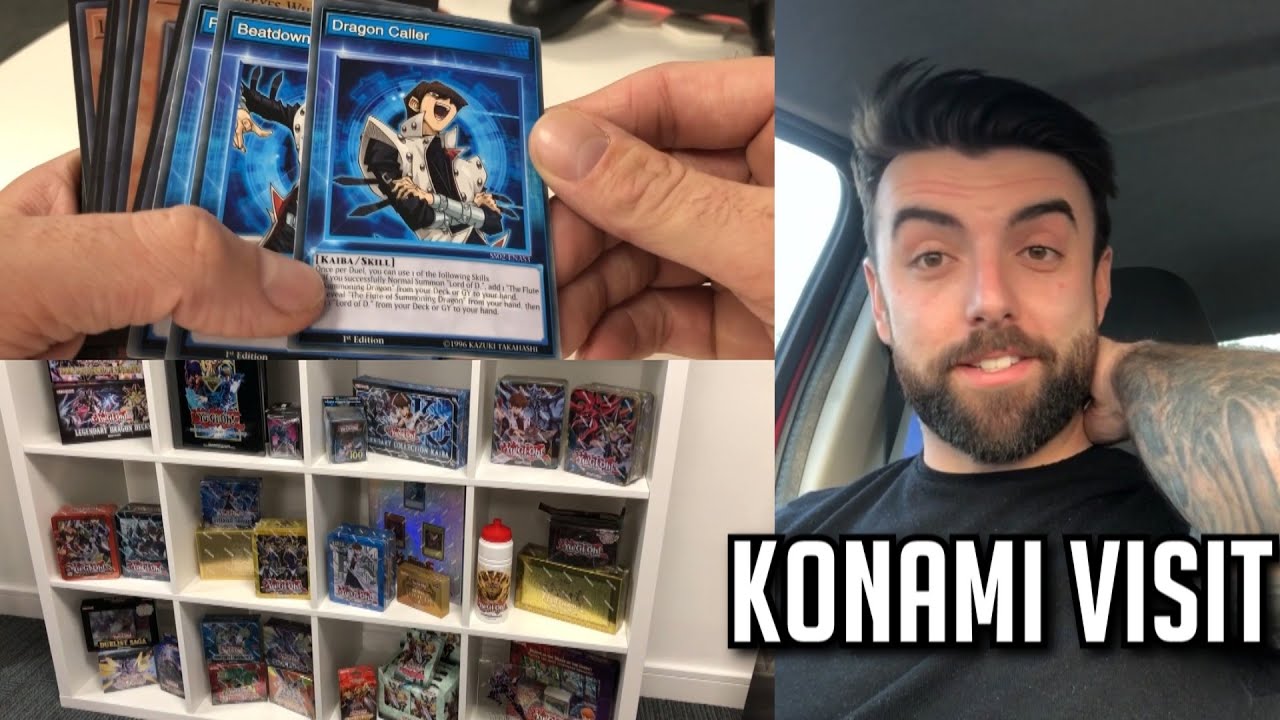 Visiting Konami Studios/ New Speed Decks & Giant YuGiOh Haul Unboxing!
