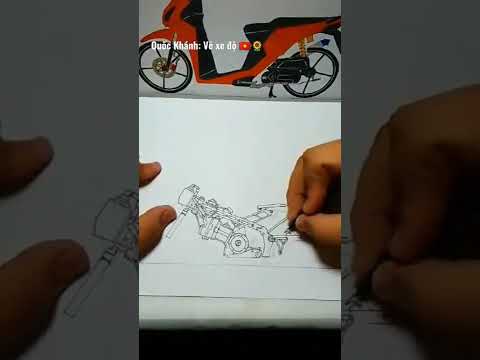 Vẽ xe Exciter 150cc phiên bản drag ( QK🇻🇳🌻)
