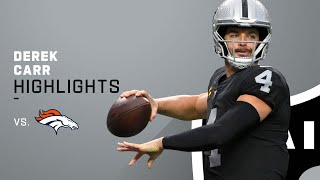 Derek Carr Highlights vs. Denver Broncos | NFL 2021 Highlights