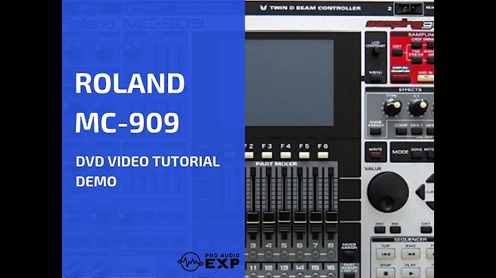 Roland MC-909 DVD Video Tutorial Demo Review Help