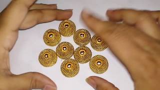 Trendy Necklace making with jhumka bases