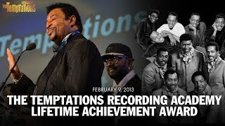 The Temptations Recording Academy Lifetime Achievement Award - Acceptance Speech (2013)