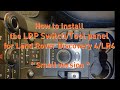 How to fit LRP Switch/Tool SMALL Panel on Discovery 4 (LR4)