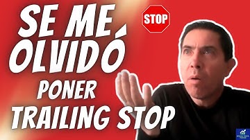 🟢NO OLVIDES PONER el TRAILING STOP al HACER TRADING | COMO poner TRAIL STOP si ya COMPRÉ OPCIONES🔴