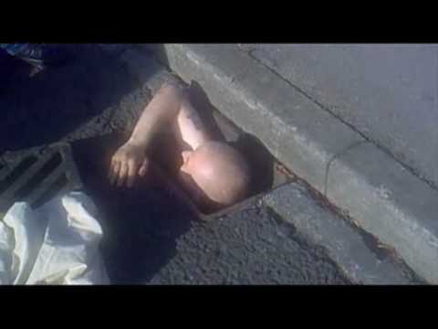 UK: Man Stuck Down A Drain