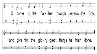 To God Be The Glory with piano chords