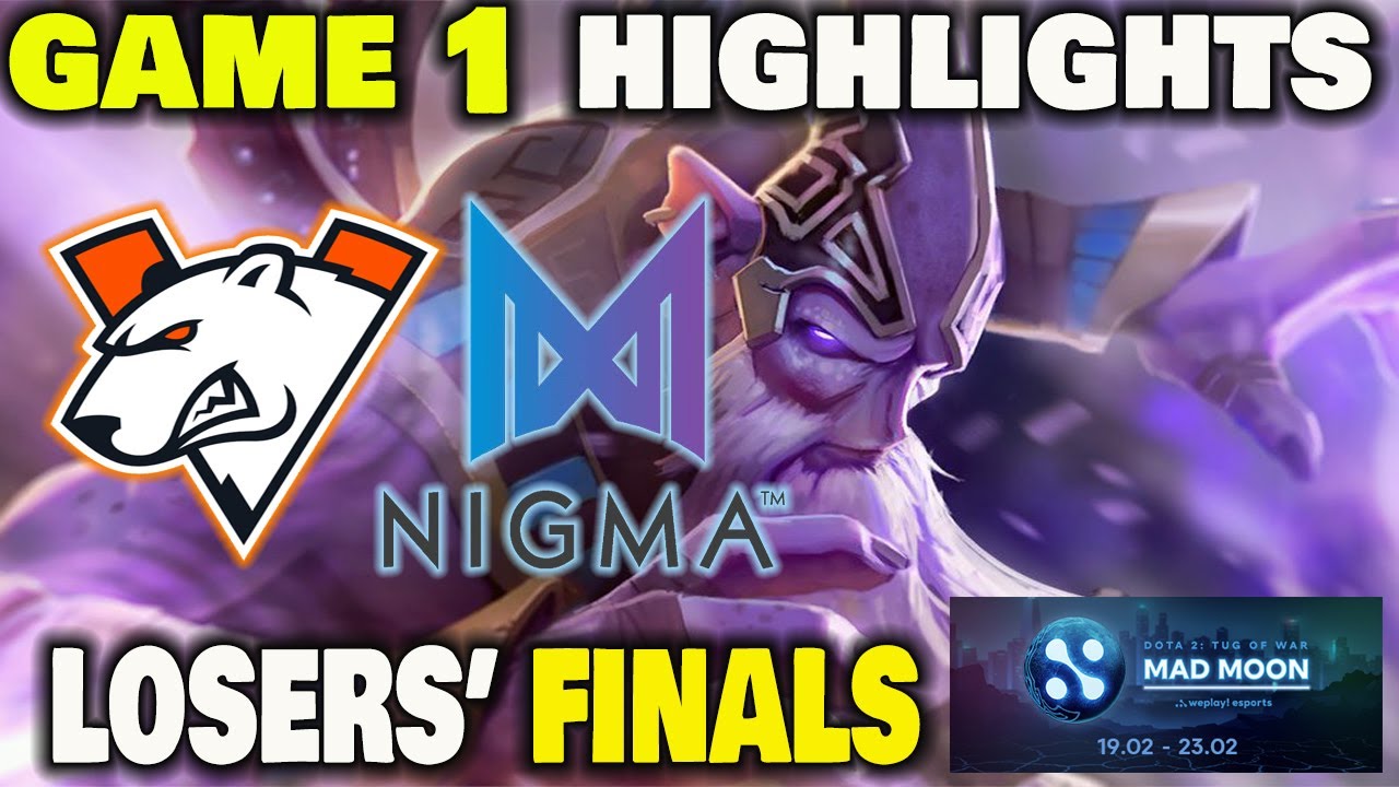 VIRTUS.PRO VS NIGMA GAME 1 WePlay! Mad Moon Losers Finals