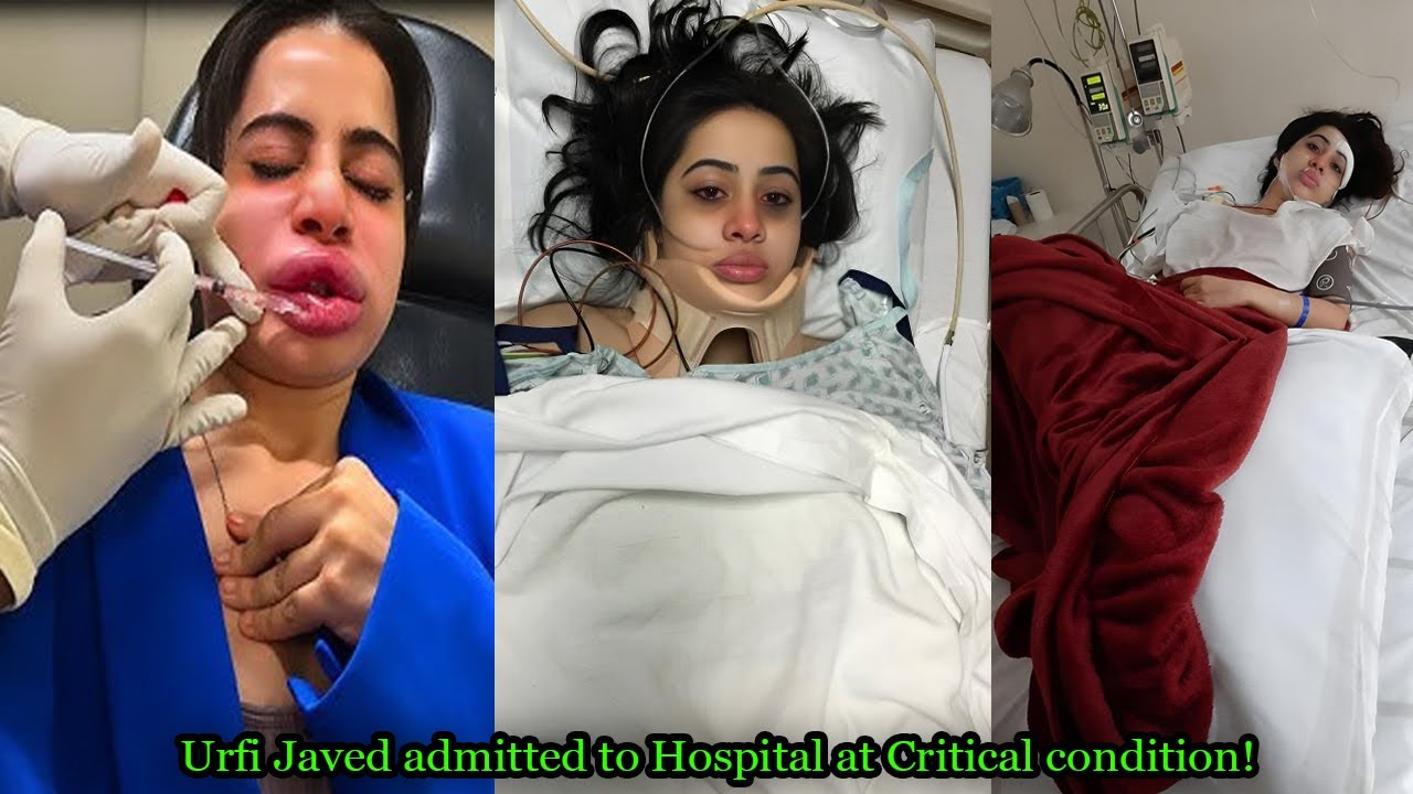 Sad News for Urfi Javed fans as Urfi admit to Hospital in Criitical  Condition after Plastic surgery