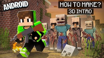 How To Make Minecraft 3D Intro In Just One Click 🤯 || Minecraft Intro Template