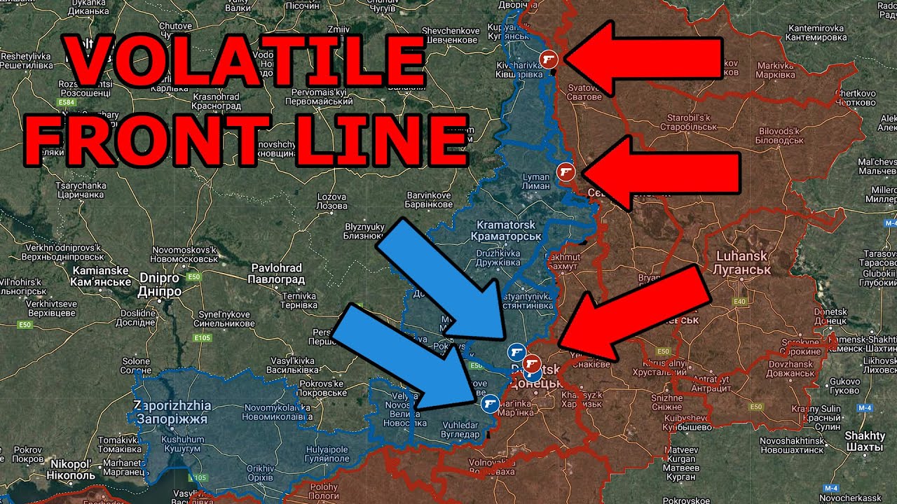 Volatile Line Volatile Front Line As Russian Assaults Continue & The UAF Launch ...