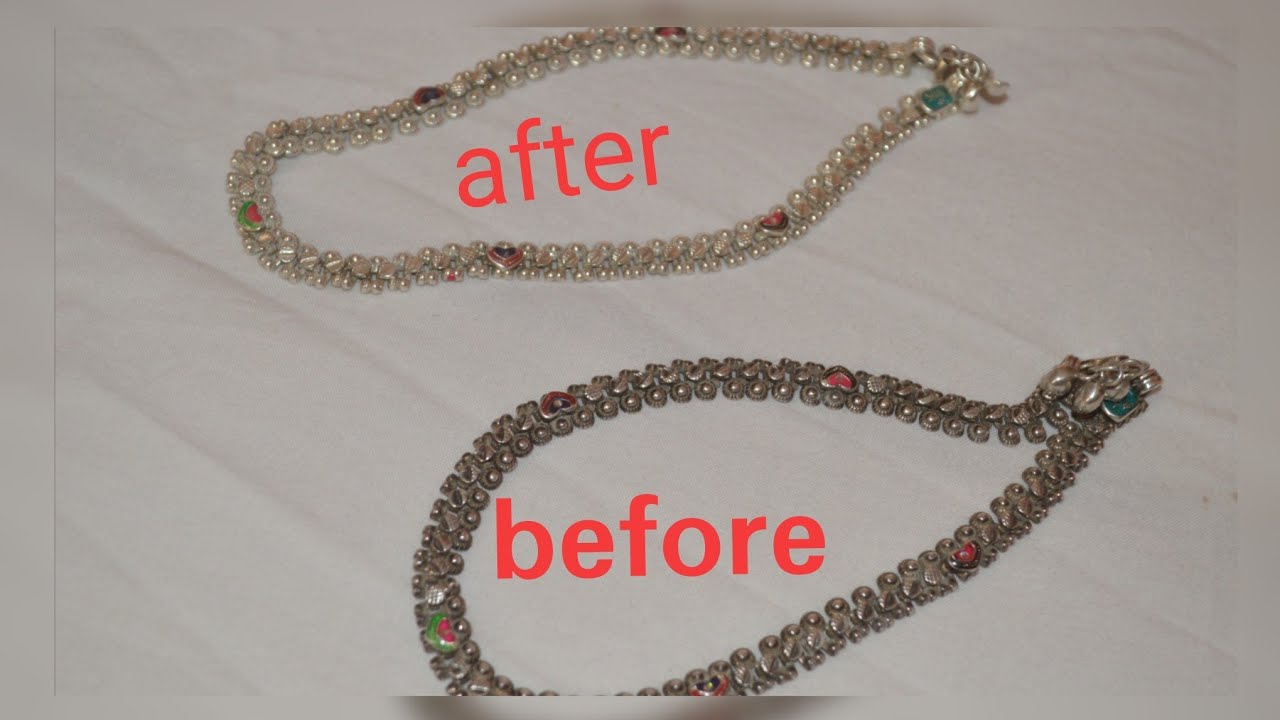 How to clean silver jewelry - YouTube