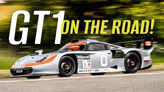 Porsche 911 GT1 EVO на дороге | Supercar Driver x Том Хартли-младший | 4К