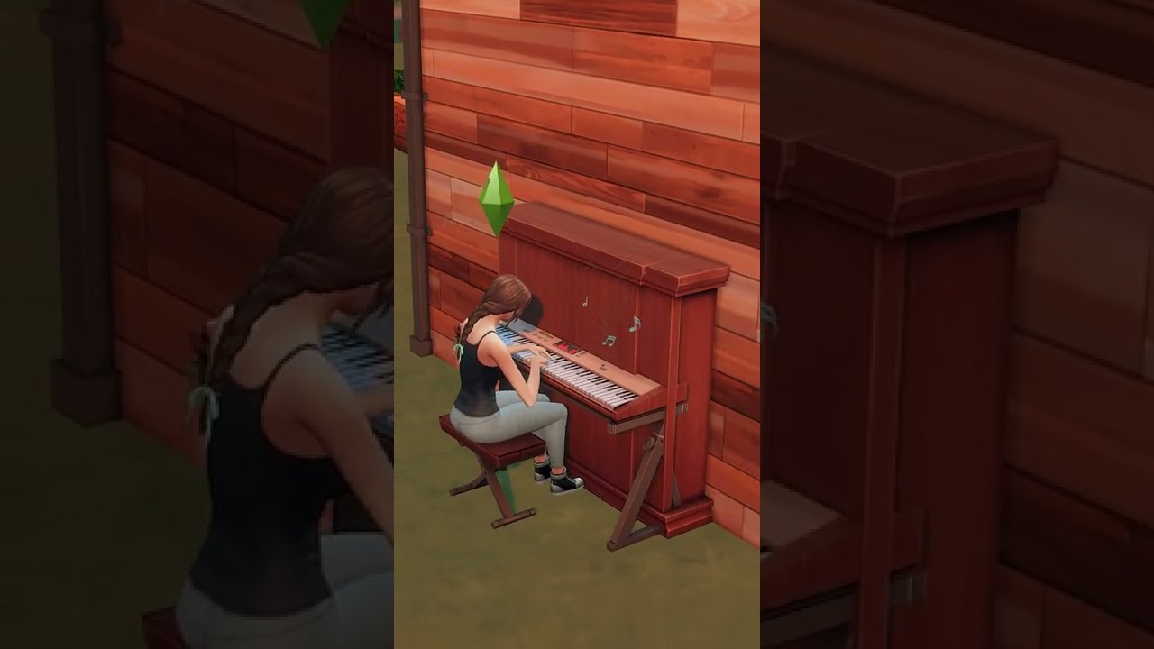 Upright Piano │ Sims 4  │ No CC │ Build Tips